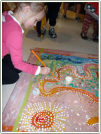 Rainbow Serpent Painting